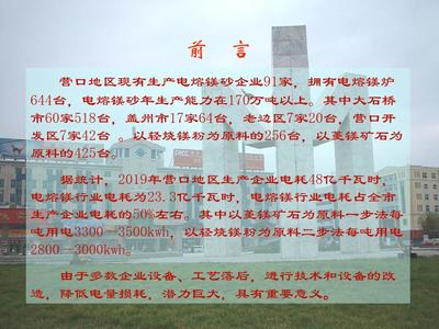 電熔鎂爐節(jié)能工程 23頁(yè)P(yáng)PT文檔