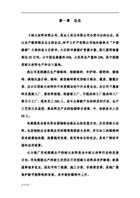 年產xxx金屬鎂項目實施方案(項目申請參考)